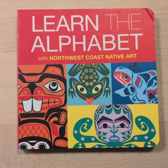 northwest coast native art 3 pc baby toddler board book bundle alphabet colours - Picture 5 of 10